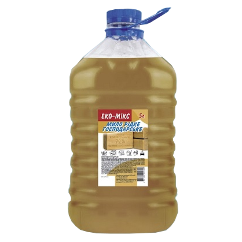 Мило рідке Еко-Мікс (4821282169725), господарське, 5 л